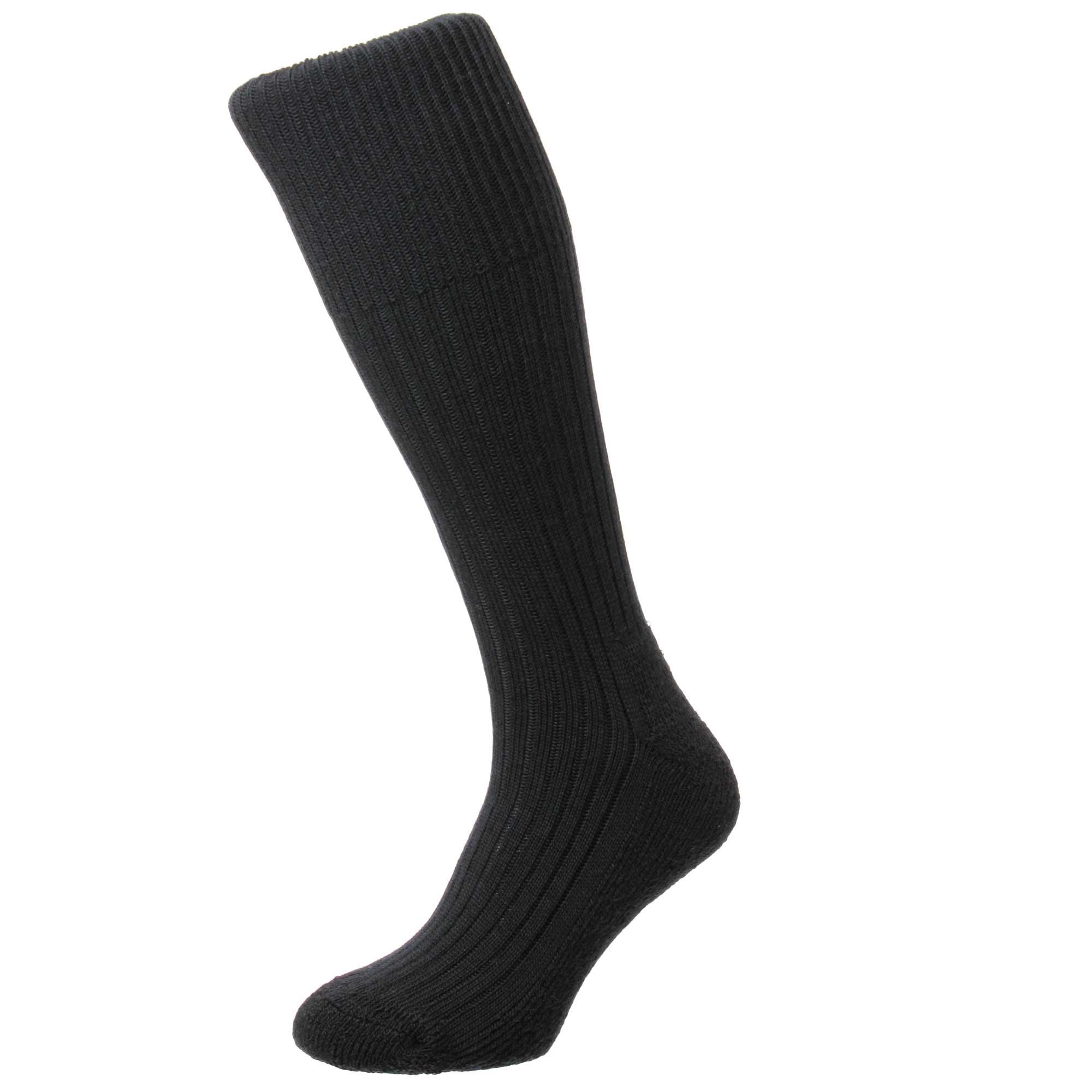 mens plain black socks